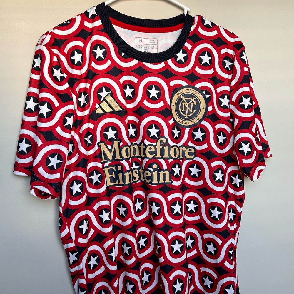 NYCFC Adidas Jersey Navy red training